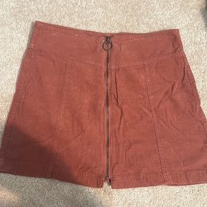 Forever 21 Burnt Orange Mini Skirt